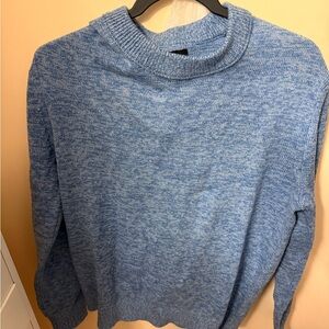 Banana Republic Blue Cowl Neck Sweater